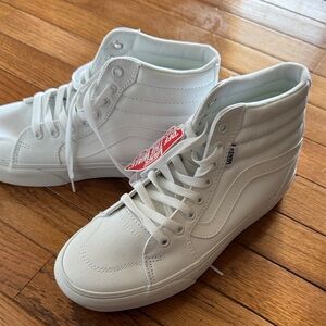 Vans White High-Top Sneakers